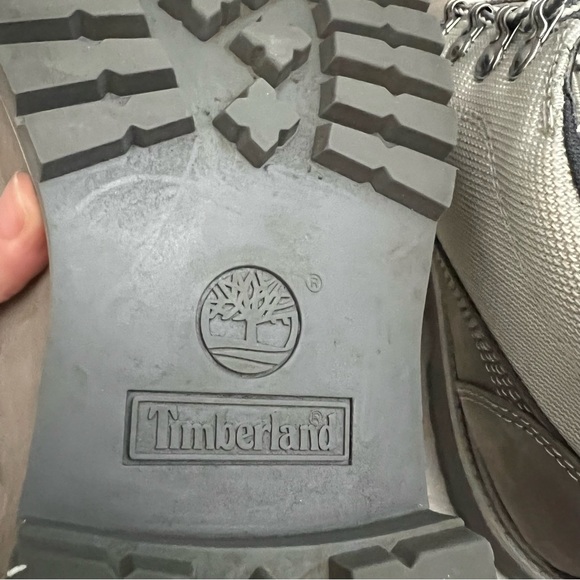 Timberland Campsite Grey Nubuck Waterproof Lug Boots Size 10 with Original Box